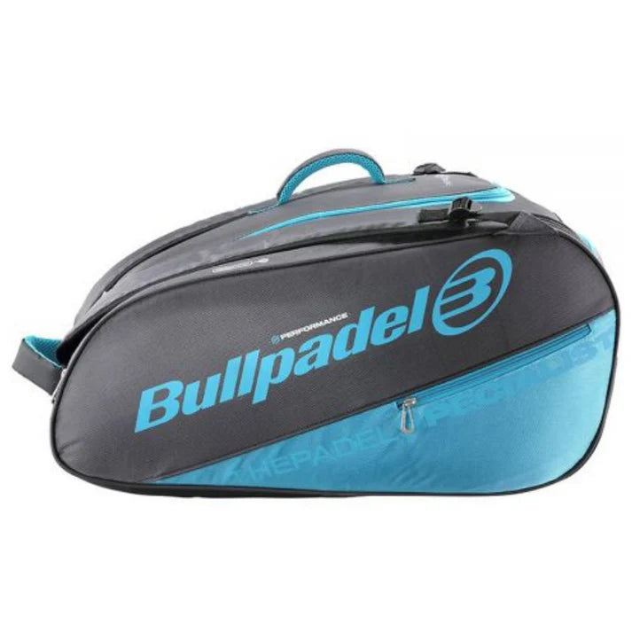 PALETERO BULLPADEL PERFORMANCE GRIS/AZUL