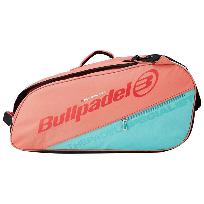 PALETERO BULLPADEL PERFORMANCE CORAL/TURQUESA