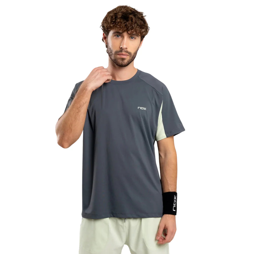 CAMISETA NOX PRO GRIS/VERDE