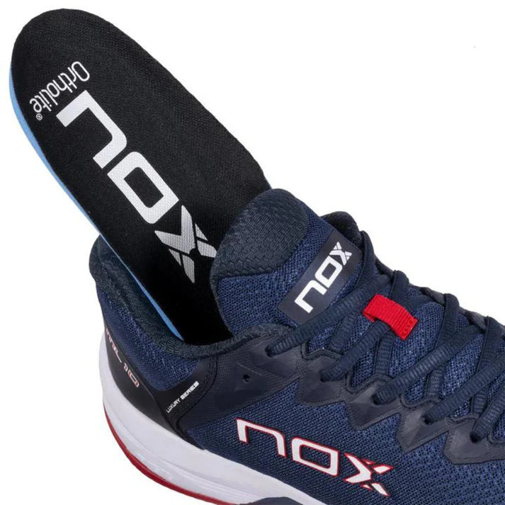TENIS NOX ML10 HEXA BLUE/FIERY RED