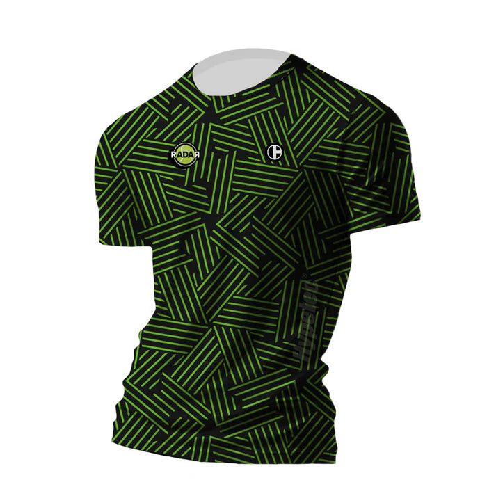 CAMISETA HYPE SPORTS RADAR PADEL NEGRA